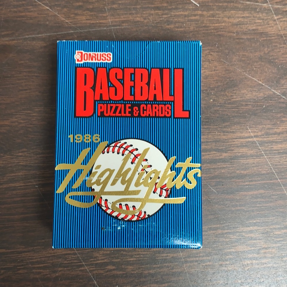 1986 Donruss highlights 60 card factory set